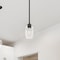 Designers Fountain Summer Jazz 60 Watt 1-Light Matte Black Transitional Pendant Light with Clear Glass Shade D310M-5P-MB - alternate 2
